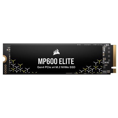 Corsair 1TB MP600 ELITE PCIe Gen4 x4 M.2 SSD-levy, NVMe 1.4, M.2 2280, 3D TLC, 7000/6200 MB/s