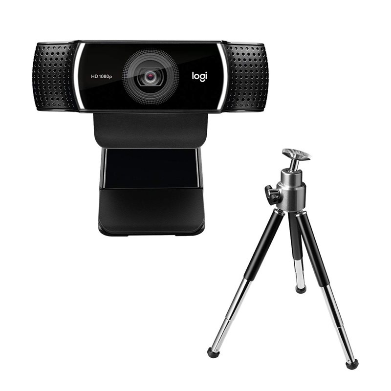 Logitech C922 Pro Stream -verkkokamera, 1080p, musta