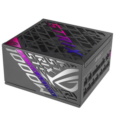 Asus 1000W ROG STRIX Platinum, ATX-virtalähde, 80 Plus Platinum, musta