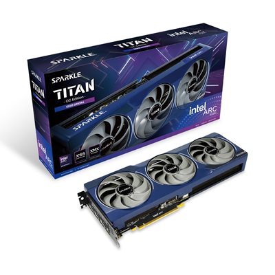 Sparkle Intel Arc B580 TITAN OC -näytönohjain, 12GB GDDR6