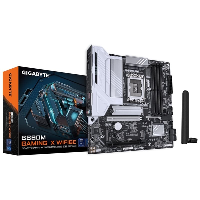 Gigabyte B860M GAMING X WIFI6E, mATX-emolevy