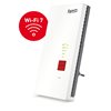 FRITZ! Mesh Wi‑Fi Extender 2700, Dual Band BE6500 Wi‑Fi 7 -toistin, valkoinen