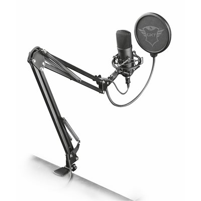 TRUST (Outlet) GXT 252+ EMITA PLUS STREAMING -mikrofoni, USB, musta