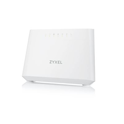 ZyXEL DX3301-T0, VDSL2 ja Dual Band AX1800 Wi‑Fi 6 -modeemi/reititin, valkoinen