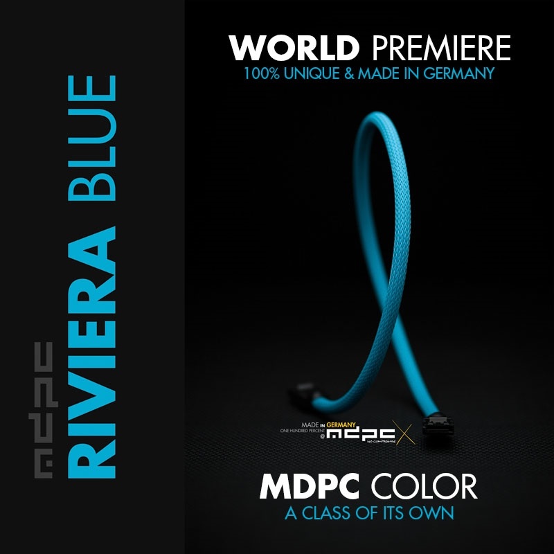 MDPC-X Sleeve Medium -modaussukka, 1m, Riviera Blue (UV)