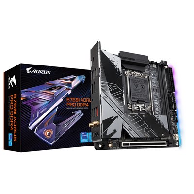Gigabyte B760I AORUS PRO DDR4, Mini-ITX -emolevy