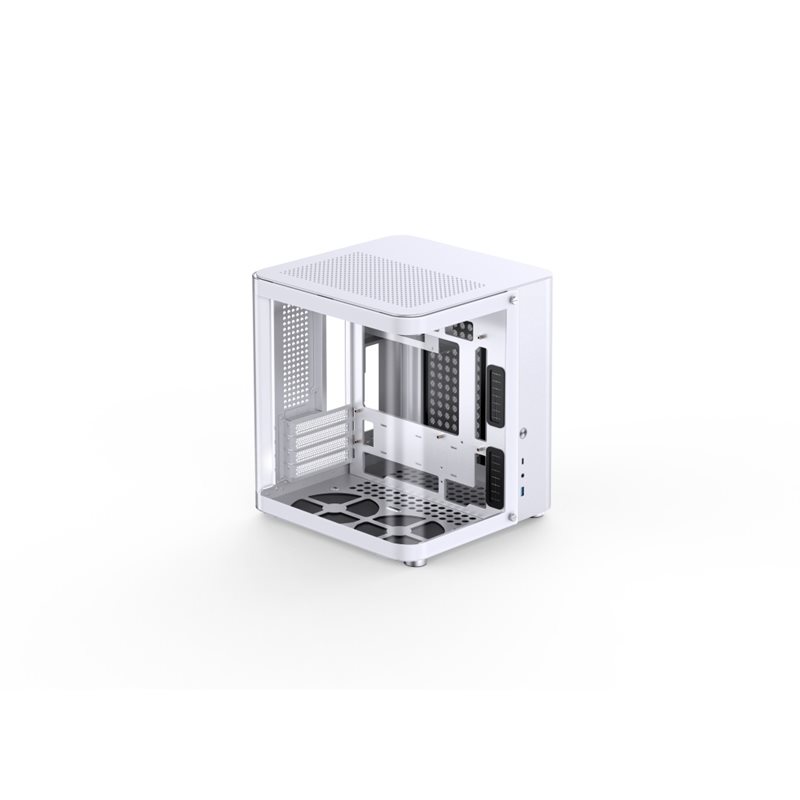 Jonsbo TK-1 2.0 White, ikkunallinen mATX-kotelo, valkoinen