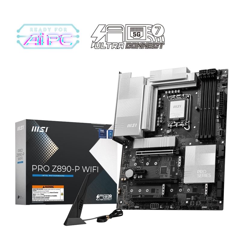 MSI PRO Z890-P WIFI, ATX-emolevy