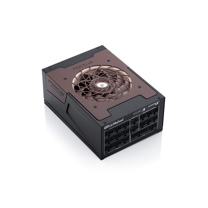 Seasonic 1600W PRIME TX-1600 Noctua Edition, ATX-virtalähde, 80 Plus Titanium, musta/ruskea