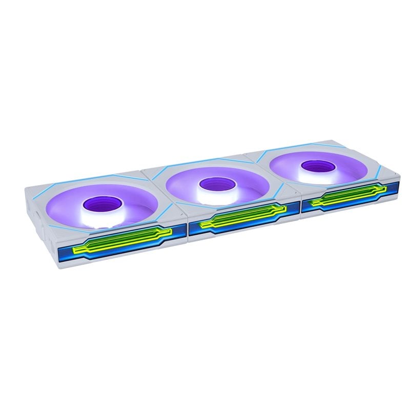 Lian Li UNI FAN SL-INF Wireless - Triple Pack, 120mm PWM-laitetuuletin, valkoinen