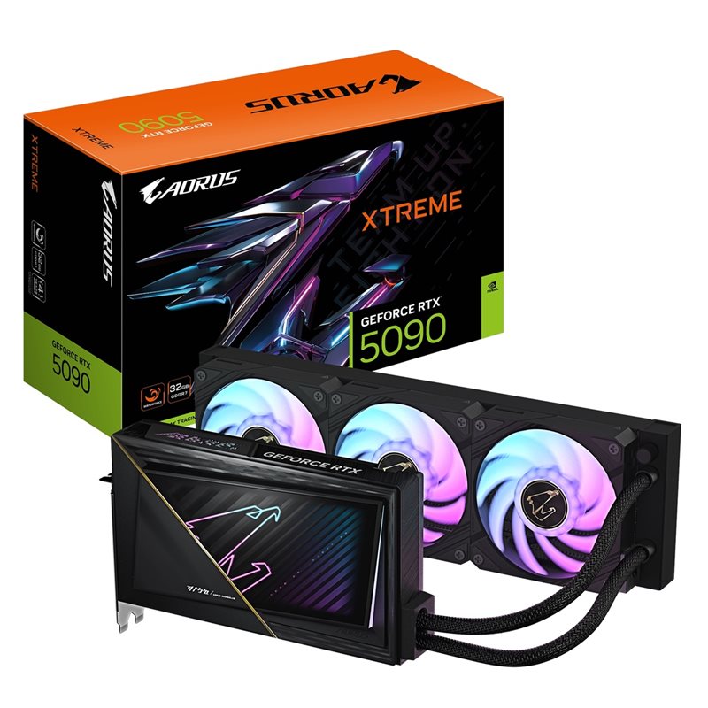 Gigabyte (Outlet) GeForce RTX 5090 AORUS XTREME WATERFORCE -näytönohjain, 32GB GDDR7