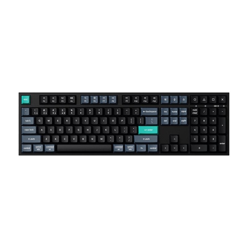 Keychron B36 - Fully Assembled, langaton näppäimistö, Deep Black