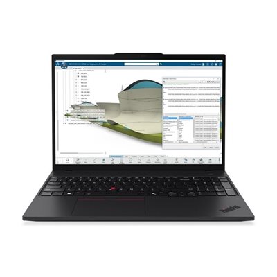 Lenovo 16" ThinkPad P16s Gen 4 21QV, kannettava tietokone, musta