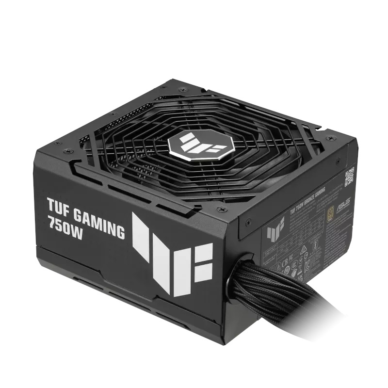 Asus 750W TUF GAMING, ATX-virtalähde, 80 Plus Bronze, musta