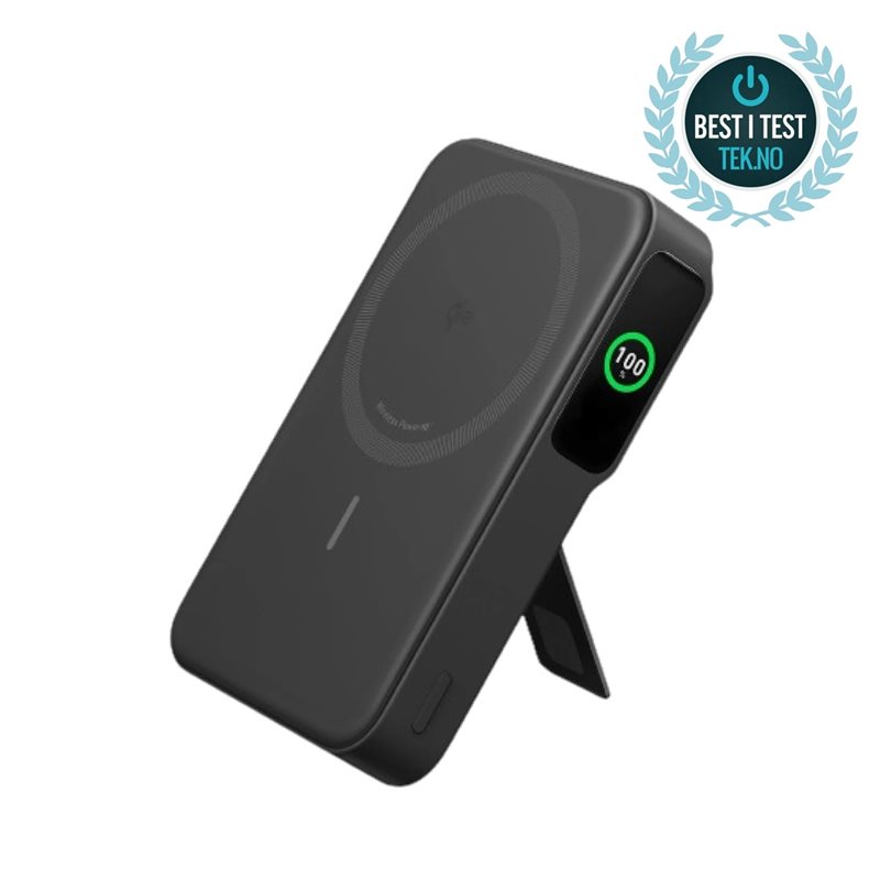 Anker 10000 mAh 633 MagGo Power Bank, varavirtalähde, Qi2, USB-C, musta