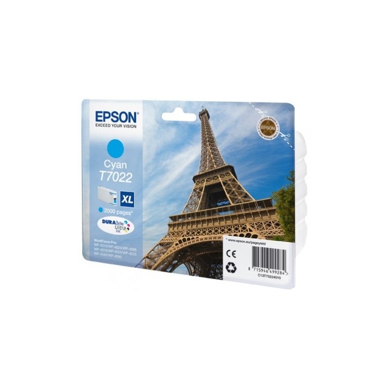 Epson WP4000/4500 Series Ink Cartridge XL Cyan 2k