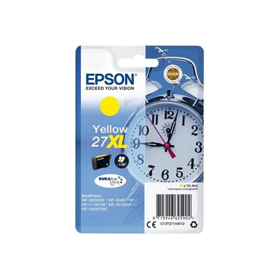 Epson 27XL DURABrite Ultra Alarm Clock -väriainekasetti, keltainen