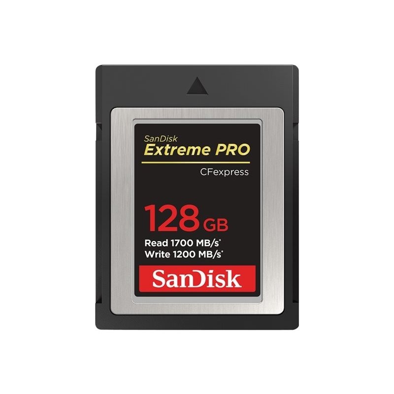 Sandisk 128GB Extreme PRO, CFexpress -muistikortti, jopa 1700/1200 MB/s