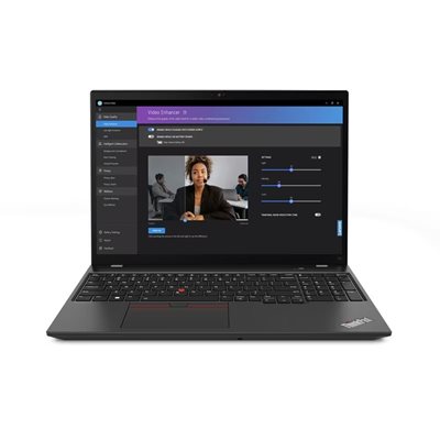 Lenovo 16" ThinkPad T16 G2, kannettava tietokone, musta