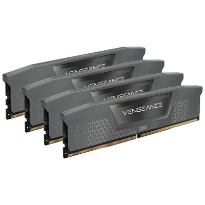 Corsair 64GB (4 x 16GB) Vengeance, DDR5 6000MHz, CL36, 1.35V, harmaa