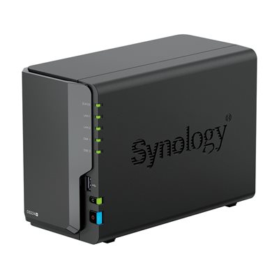 Synology DiskStation DS224+, 2-paikkainen NAS-asema, musta