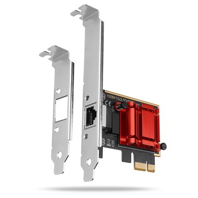 AXAGON (Outlet) Verkkokortti PCIe 2.1, 2.5 Gigabit Ethernet, Realtek RTL8125B, 1xRJ-45