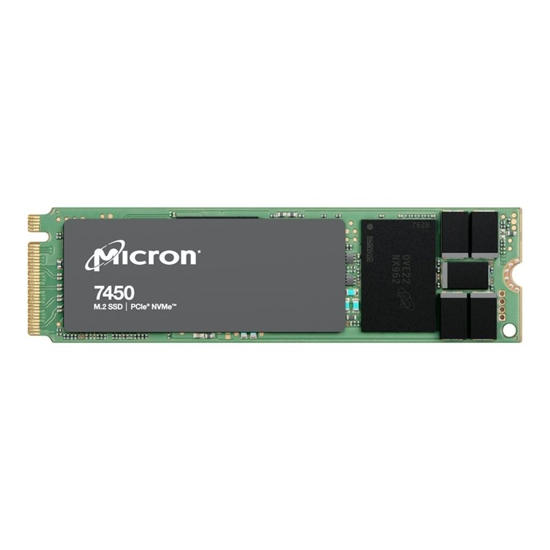 Micron 480GB 7450 PRO NVME SSD-levy, M.2 2280, 5000/700 MB/s