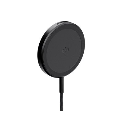 Unisynk Magneettinen langaton Qi2 -laturi, 2m, musta