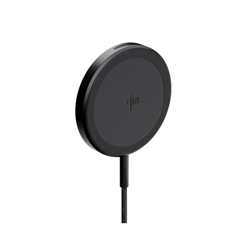 Unisynk Magneettinen langaton Qi2 -laturi, 2m, musta