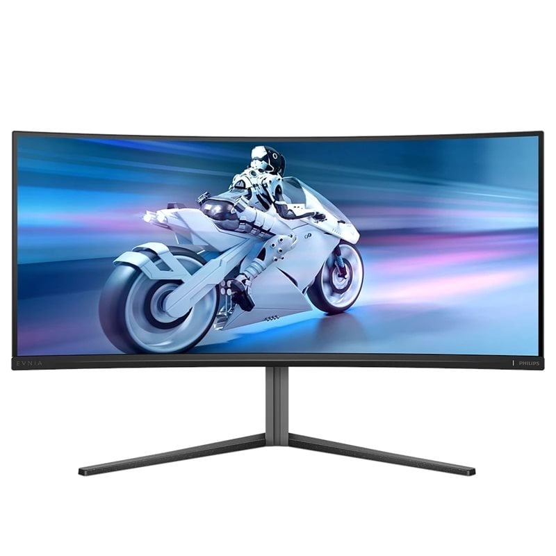 Philips 34" Evnia 6000 34M2C6500, kaareva 175Hz WQHD-pelimonitori, tumma liuskekivi