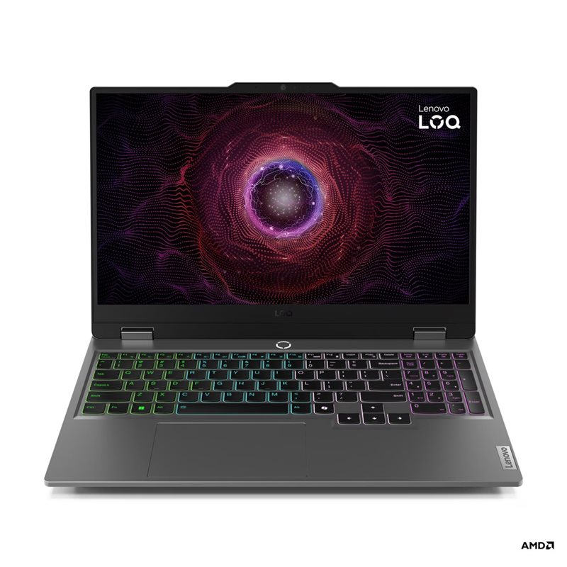 Lenovo 15,6" LOQ 15ARP9, kannettava pelitietokone, Luna Grey