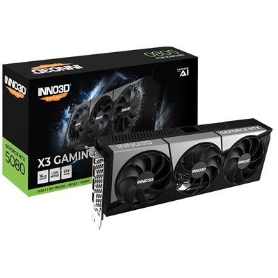 INNO3D GeForce RTX 5080 X3 GAMING OC -näytönohjain, 16GB GDDR7