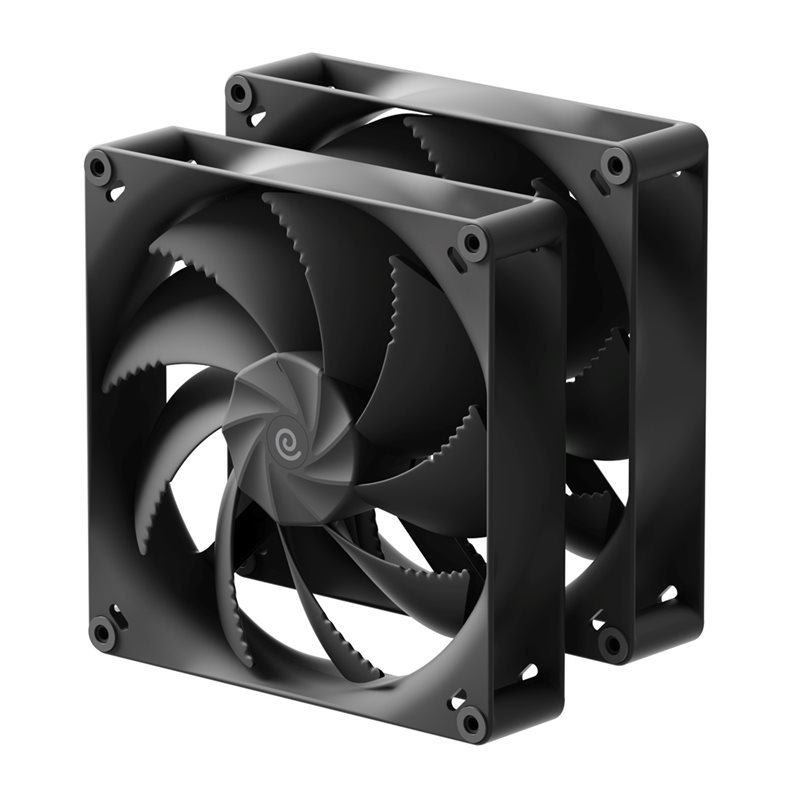 HAVN H18 Black Dual pack, 180mm PWM-laitetuuletinsarja, 2 kpl, musta