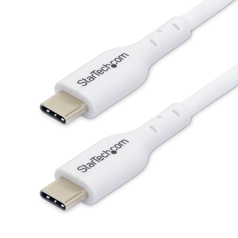 StarTech.com 2.0 USB-C -kaapeli, PD 60W, 1m, valkoinen