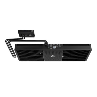 ARCTIC Senza AI 370, passiivisesti jäähdytetty miniPC, musta